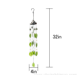 Glass Leaf Wind Chimes for Outdoor Home Decoration